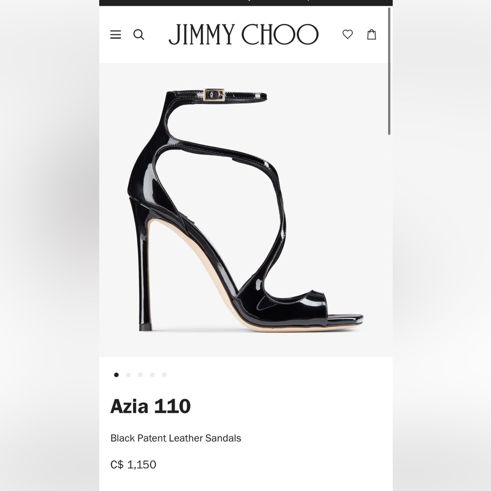 Jimmy Choo Azia 110 heels - Picture 2 of 10